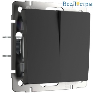 Выключатель двухклавишный с самовозвратом Werkel 4690389192340 W1122408 a062575