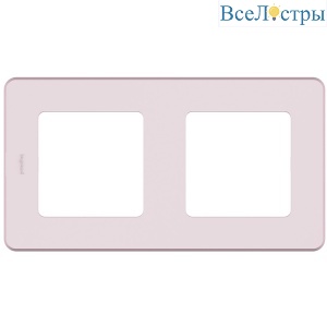 Рамка двухместная Legrand Inspiria 673944