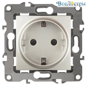 Розетка 2P+E Schuko Эра 12-2001-15 Б0019310