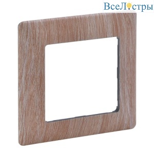 Рамка 1-постовая Legrand Valena Life Светлое дерево 754181