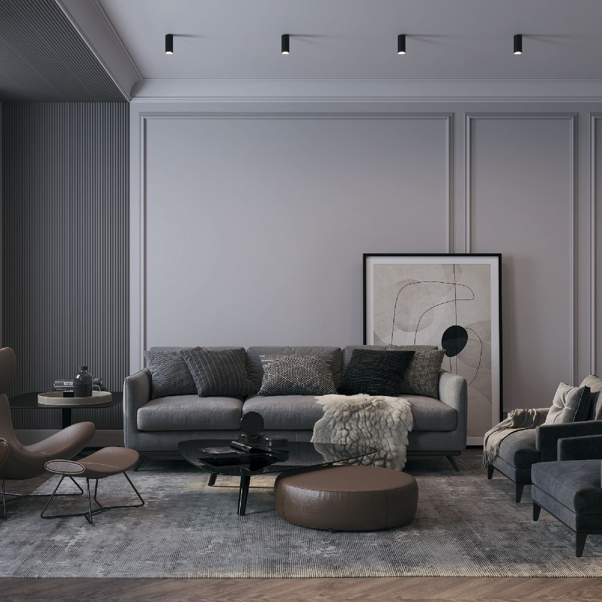 потолочный светильник maytoni focus s c052cl-01b