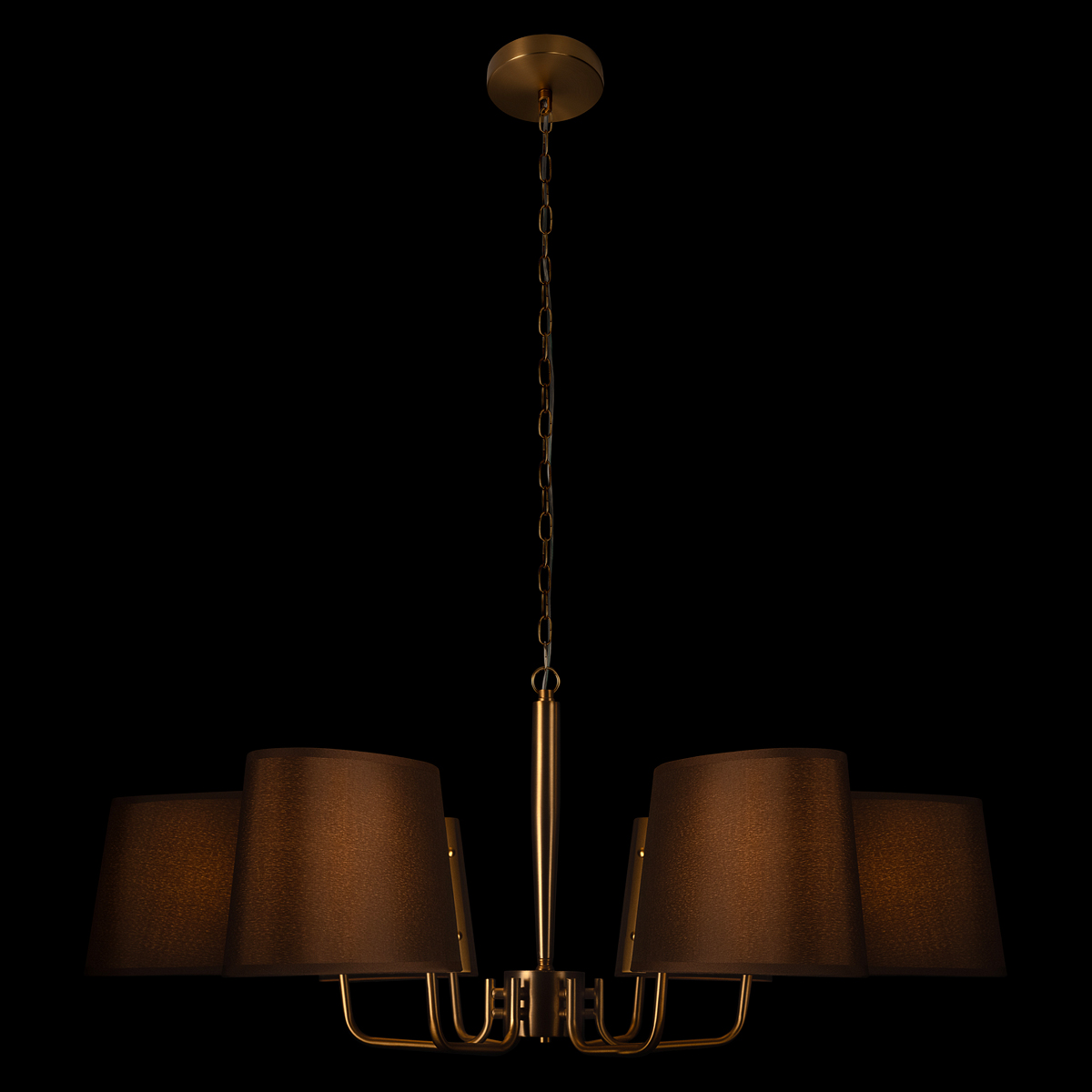 подвесная люстра loft it hilton 10527/6 brass