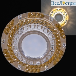 Встраиваемый светильник Reluce 22092-9.0-001PL MR16+LED3W CL+GD