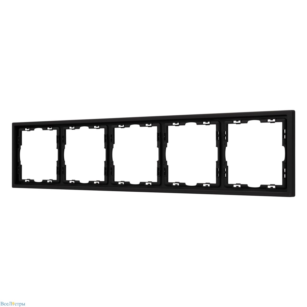 рамка пластиковая arlight frm-nobe-sfpl-5-bk 054228