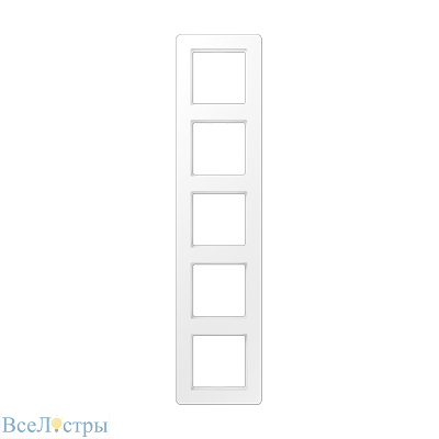 рамка пятиместная jung af585bfwwm