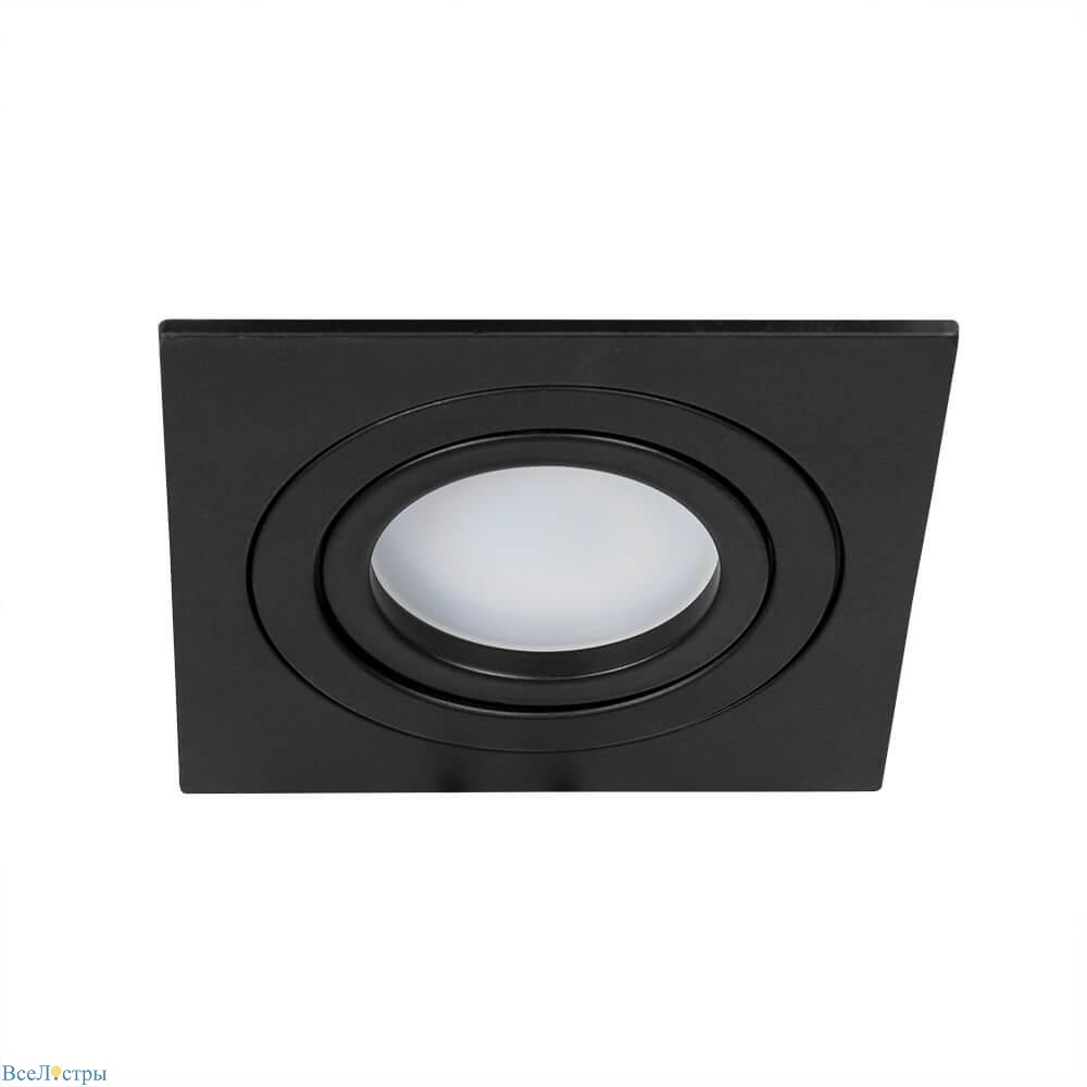 встраиваемый светильник arte lamp tarf a2168pl-1bk