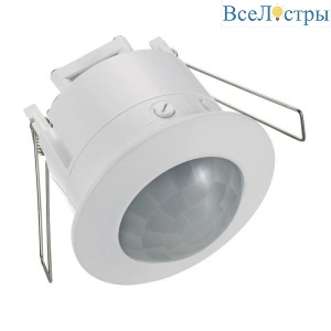 Датчик движения (06567) Uniel USN-15-360R-1200W-3LUX-6M-0,6-1,5m/s-WH