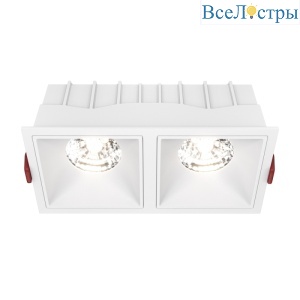 Встраиваемый светильник Maytoni Technical Alfa LED DL043-02-15W4K-SQ-W