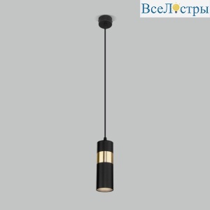 Подвесной светильник Eurosvet Viero 50096/1 черный/золото