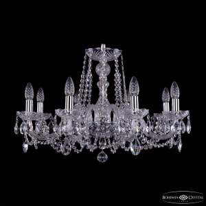 Подвесная люстра Bohemia Ivele Crystal 1402/8/240 Ni