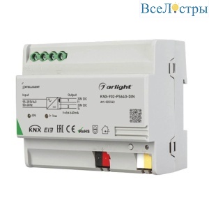 Блок питания Arlight KNX-902-PS640-DIN 30V 6W IP20 0,64A 025542