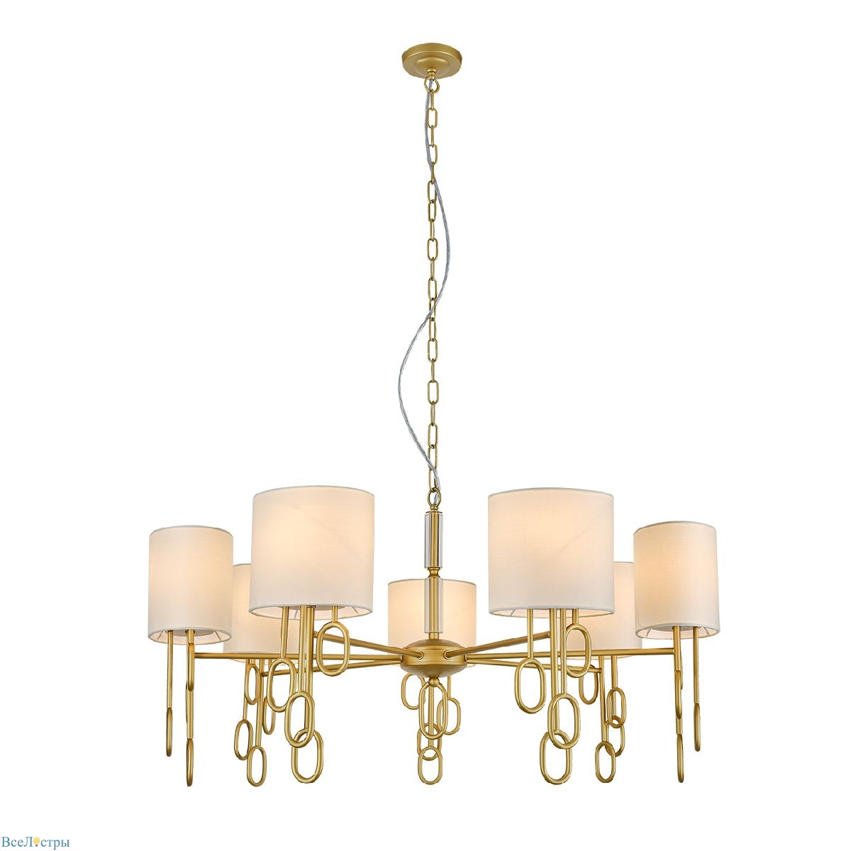 подвесная люстра indigo amali 13026/7p gold v000480