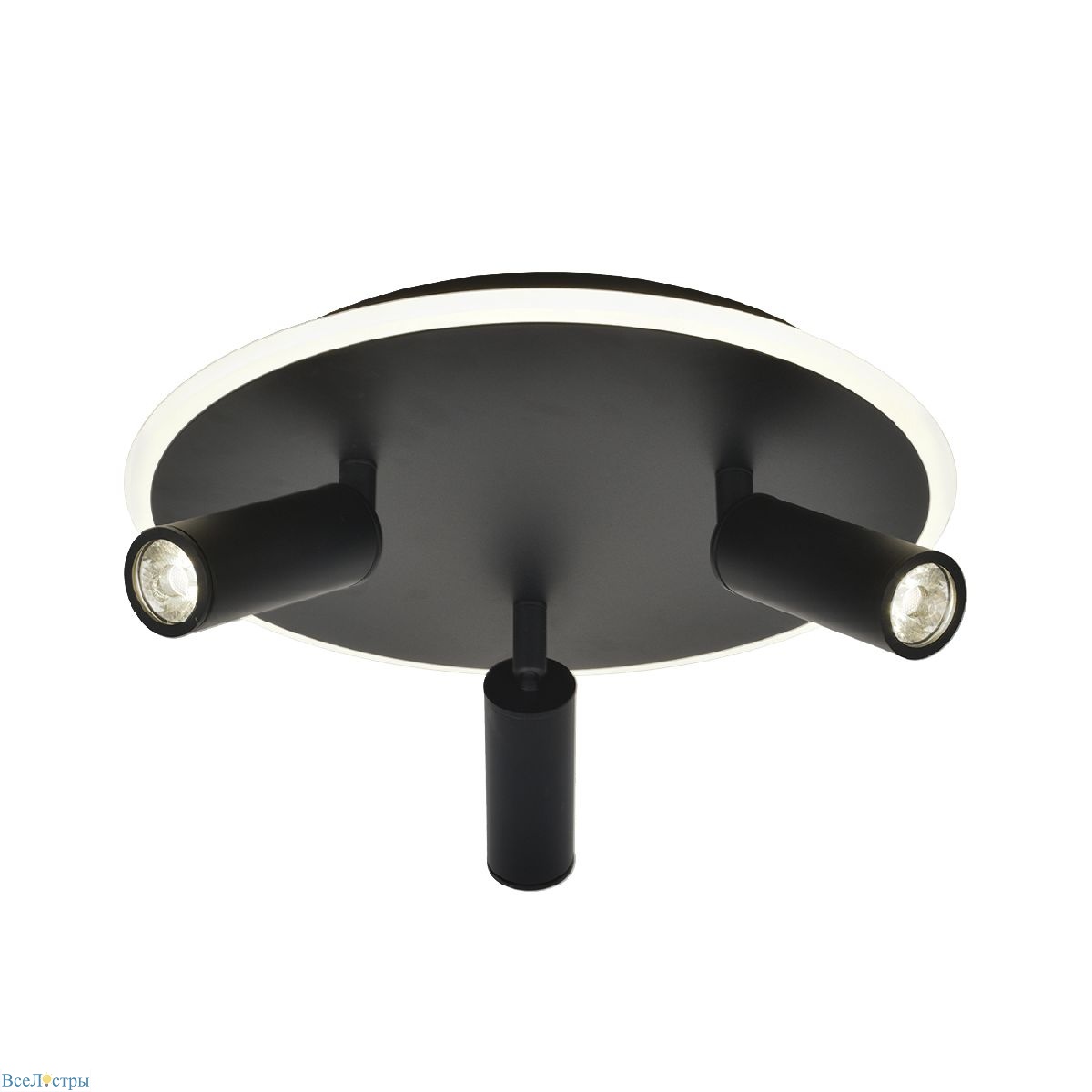 потолочный светильник escada 20046sma/03led bk