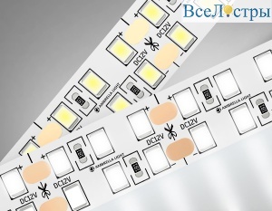 Светодиодная лента двухрядная Ambrella Light LED Strip 12В 2835 19,2Вт/м 4500K 5м IP20 GS1602