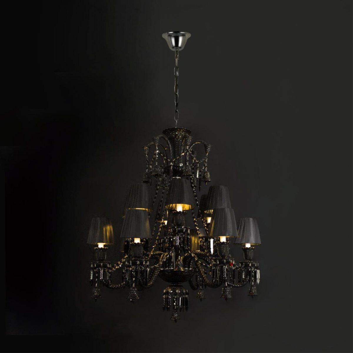 подвесная люстра loft it zenith 10210/12 black