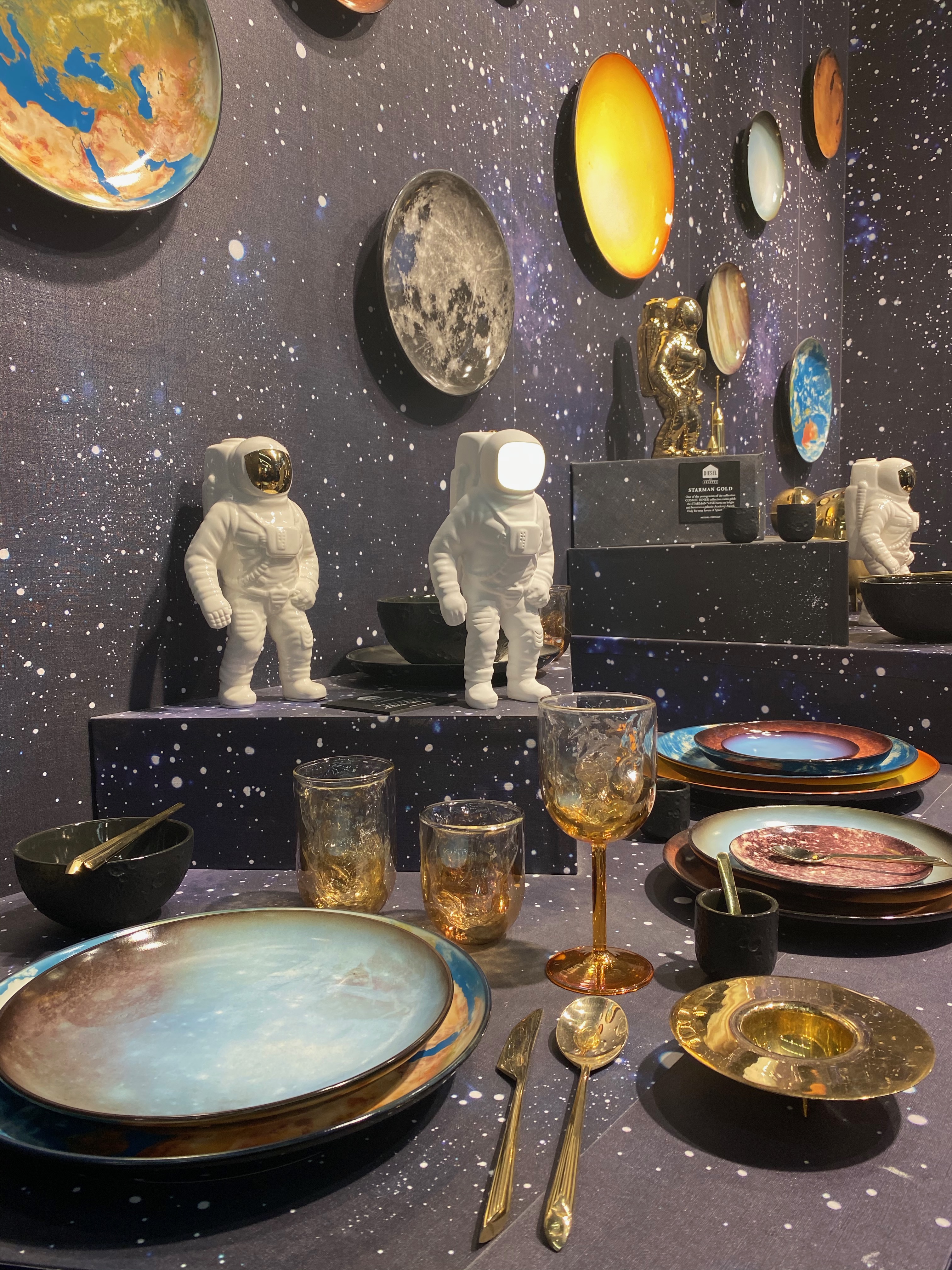 настольная лампа flashing starman diesel living with seletti seletti