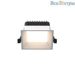 Встраиваемый светильник Maytoni Okno DL056-8W3-4-6K-W