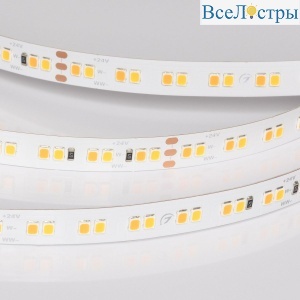 Светодиодная лента Arlight UL-A160-10mm 24V Warm-MIX (15 W/m, IP20, 5m) 057684