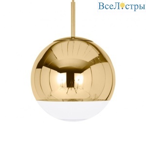 Подвесной светильник Tom Dixon Mirror Ball 40 Gold MBB40G-PEUM3