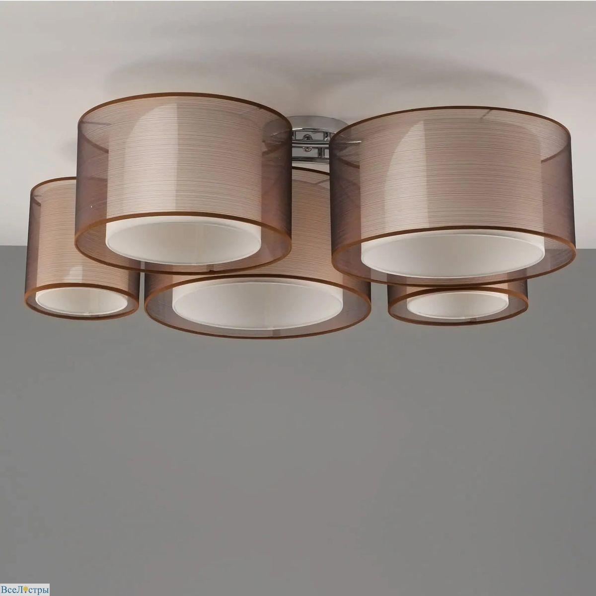 потолочная люстра moderli room v10624-5c