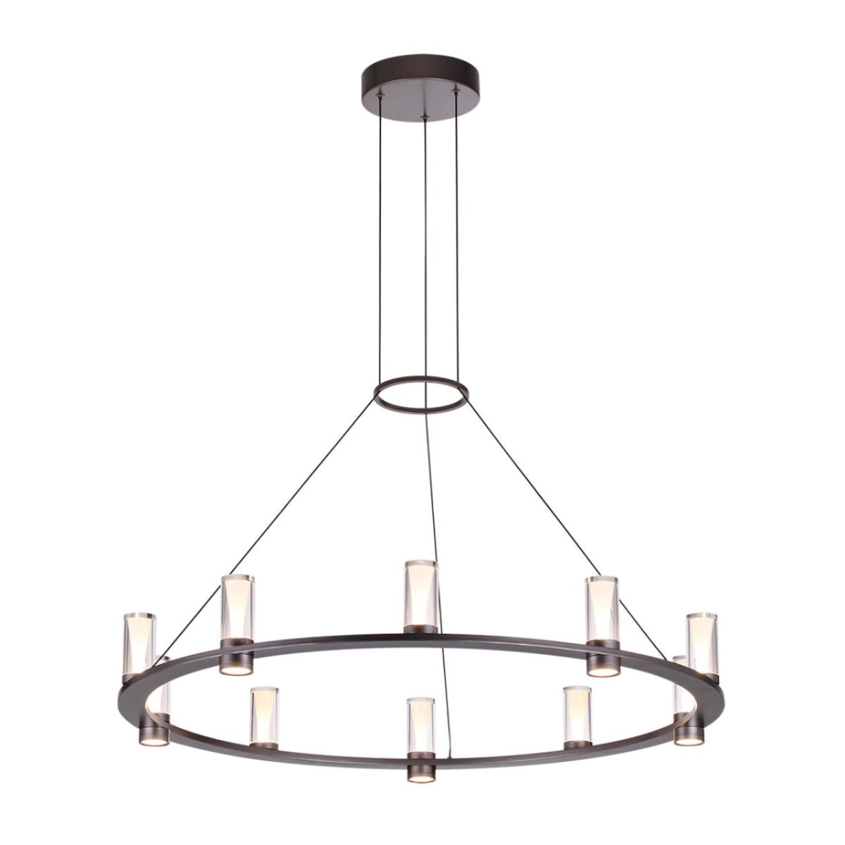 подвесная люстра odeon light hightech defance 7143/70l