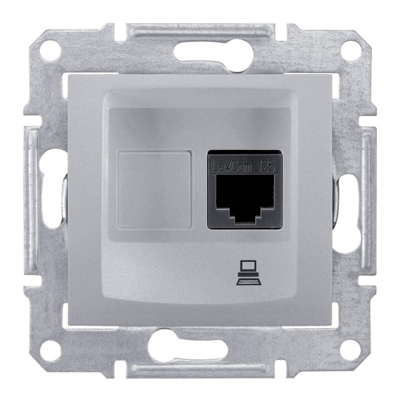 розетка компьютерная rj45 schneider electric sedna utp sdn4300160