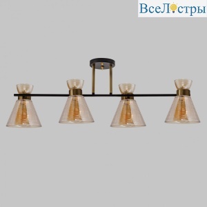 Потолочная люстра IMEX MD.6200-4-S-BK+COP