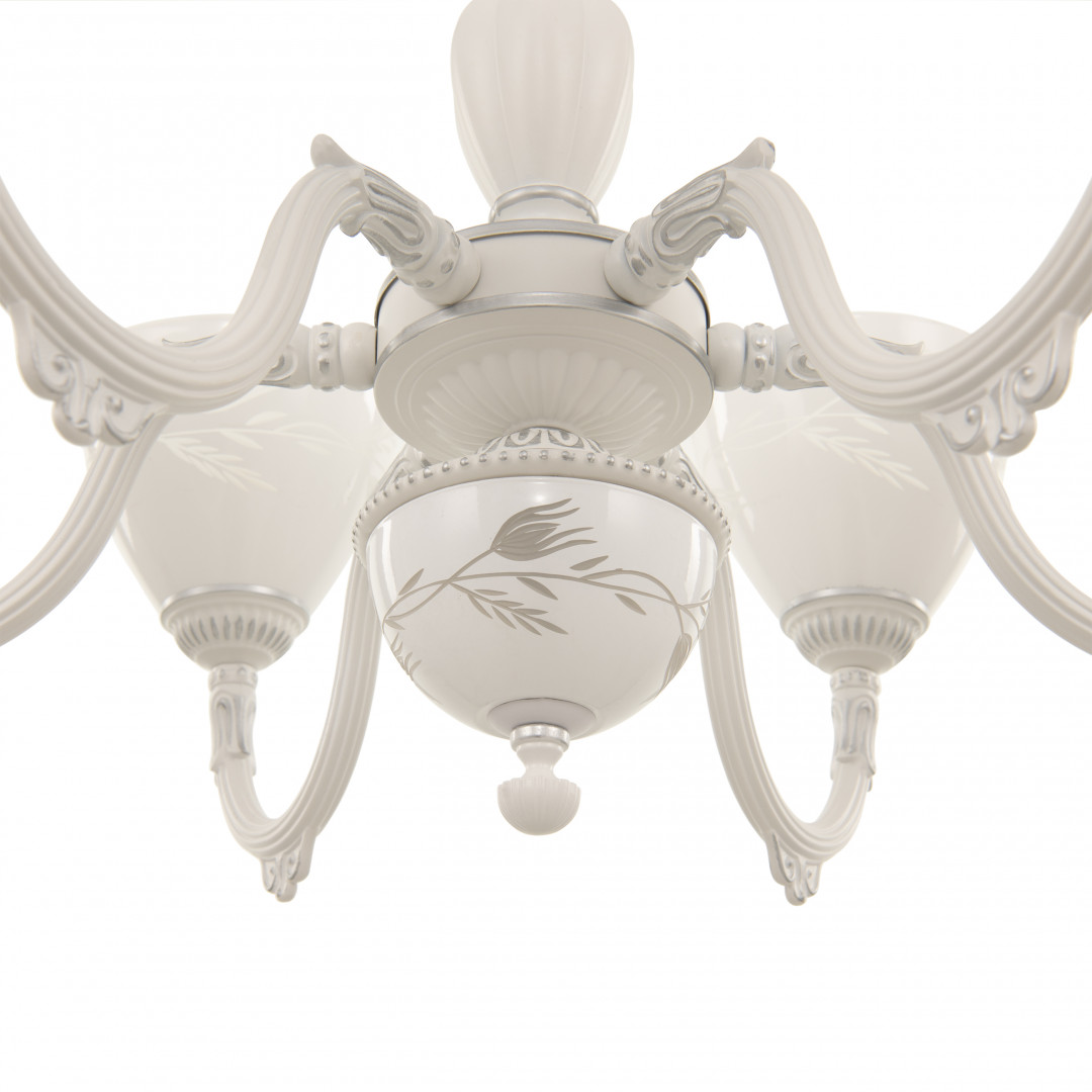 подвесная люстра arte milano 347837/6 wt+sl