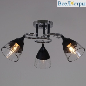 Потолочная люстра Reluce 70139-3.3-03 CR+BK