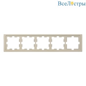 Рамка 5-постовая Schneider Electric Merten D-Life MTN4050-6533