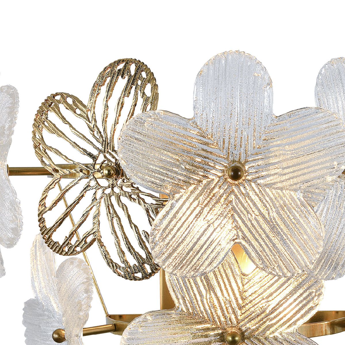настенный светильник indigo fiori 12049/2w brass v000554