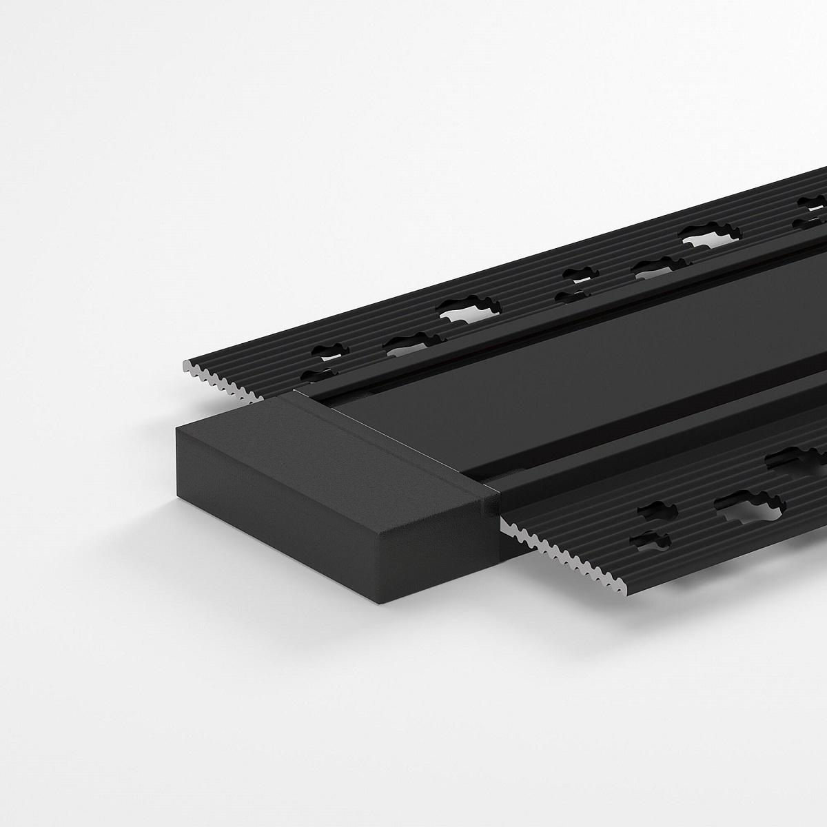 шинопровод магнитный встраиваемый elektrostandard flat magnetic 85130/00 черный a063727