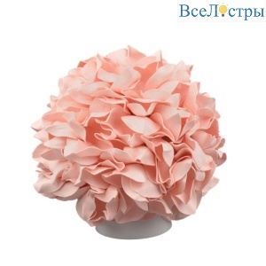 Настольная лампа (UL-00007226) Uniel ULW-R07 T/3000K/150C/A Гортензия Белый/Пудровый