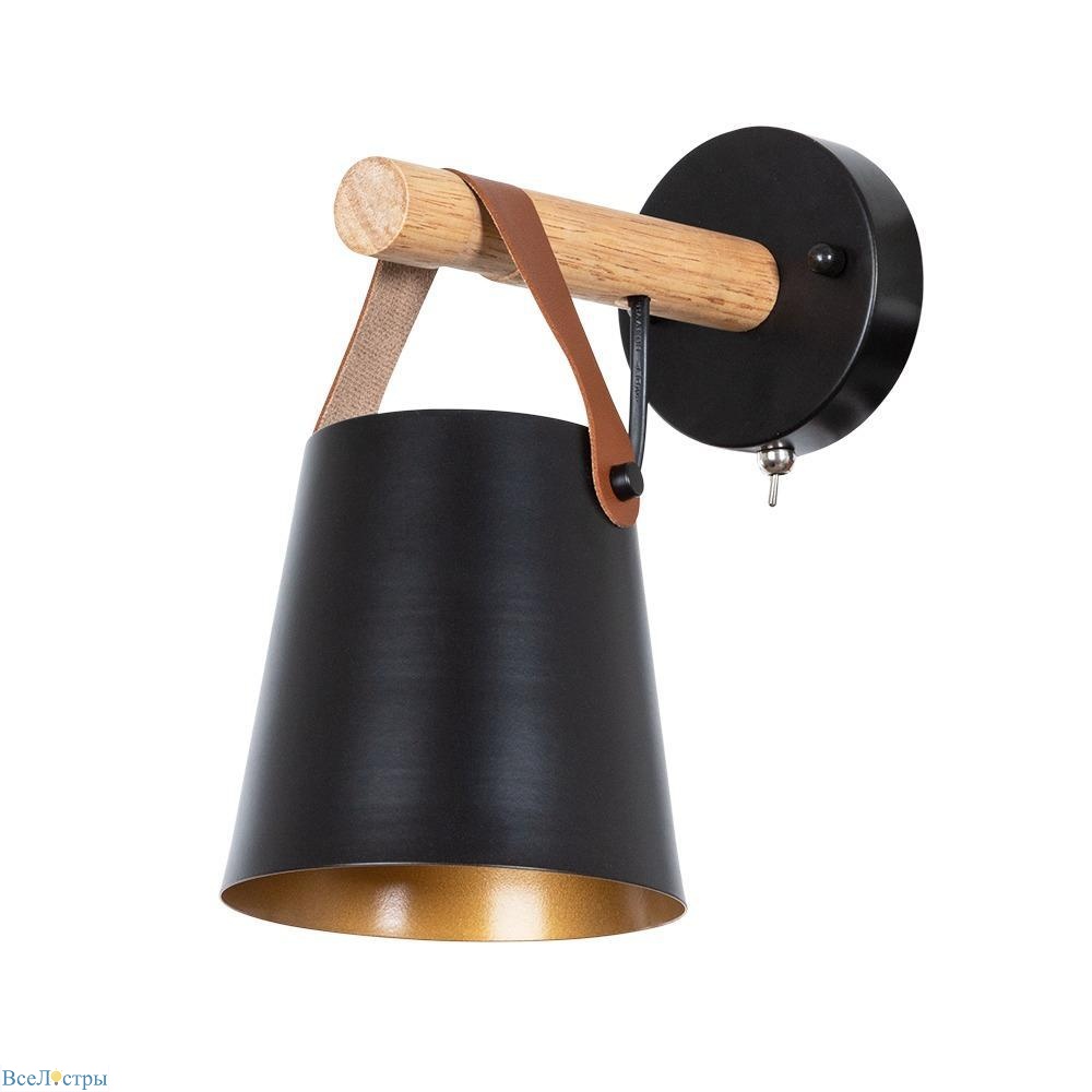 бра arte lamp thomas a7032ap-1bk