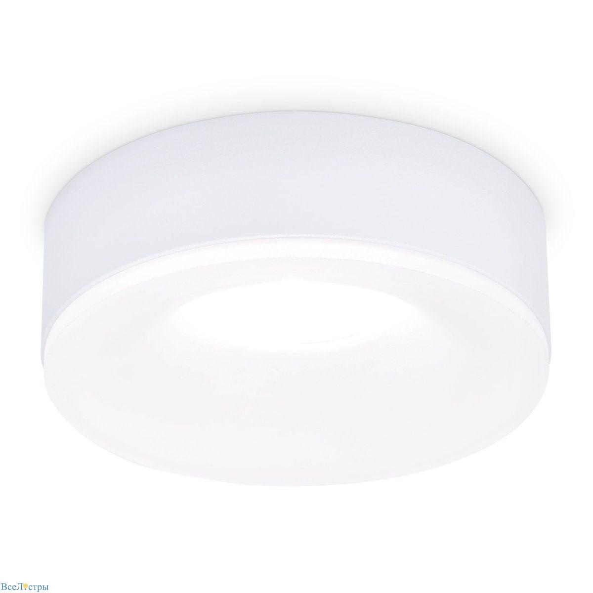 встраиваемый светильник ambrella light techno spot acrylic frost tn3331