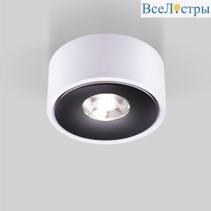 Накладной светодиодный светильник Elektrostandard Glide 25100/Led белый/черный a059332