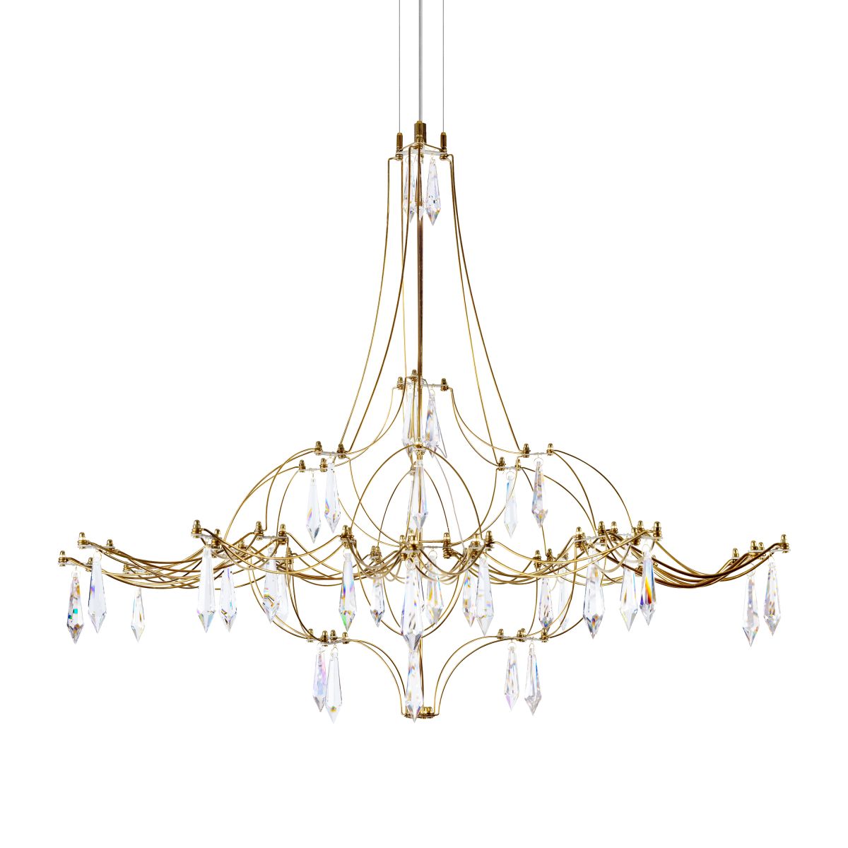 подвесная люстра loft it mira 10588/800 gold asfour