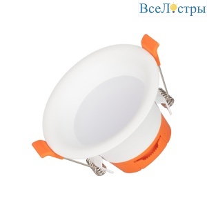 Встраиваемый светильник Arlight MS-BLIZZARD-BUILT-R90-6W Warm3000 (WH, 100 deg, 230V) 036579