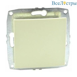 Выключатель Mono Electric Despina/ Larissa одноклавишный крем 500-001725-100