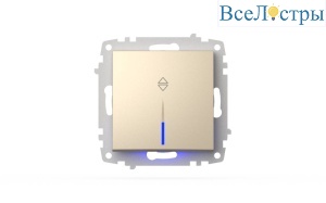 Переключатель с подсветкой ELBI Zena Vega 609-012500-210