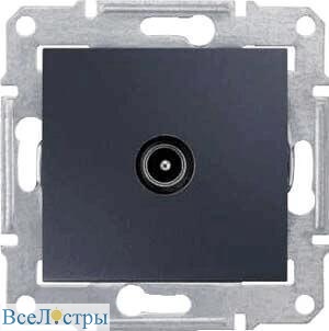 розетка tv оконечная schneider electric sedna 1db sdn3201670