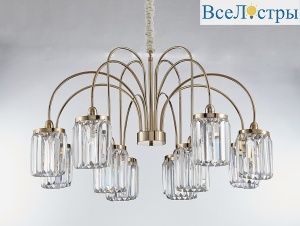 Подвесная люстра Newport 4506+3/C goldnew М0070430