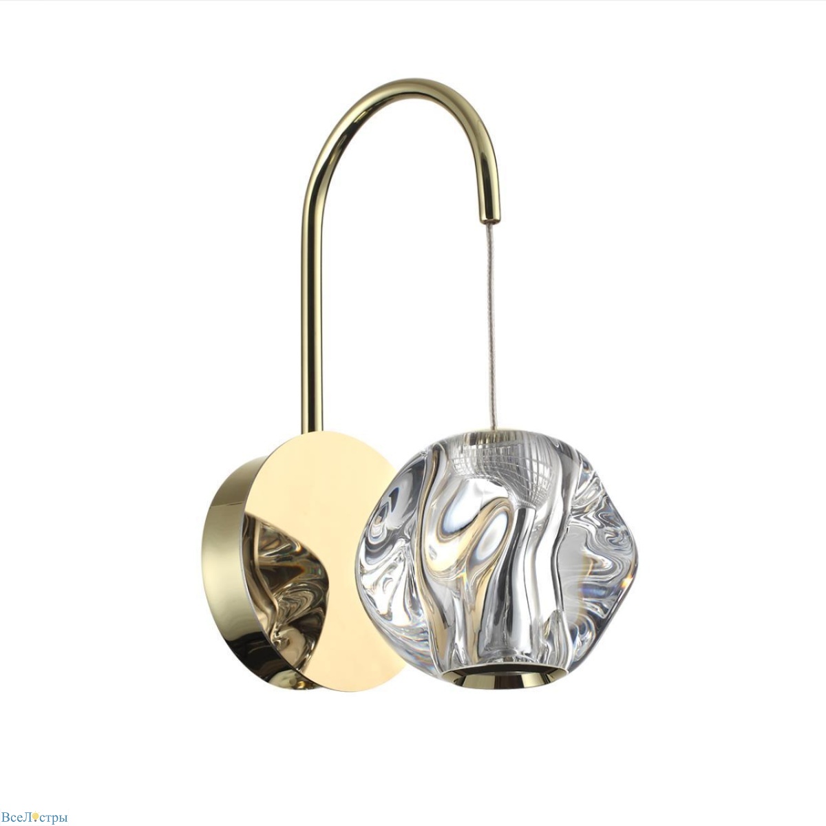 бра odeon light l-vision jemstone 5085/5wl
