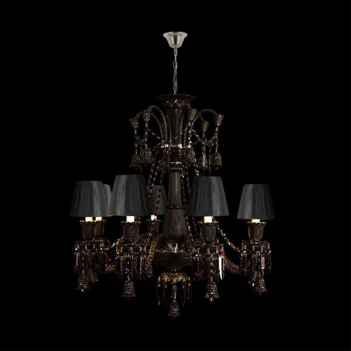 подвесная люстра loft it zenith 10210/8 black