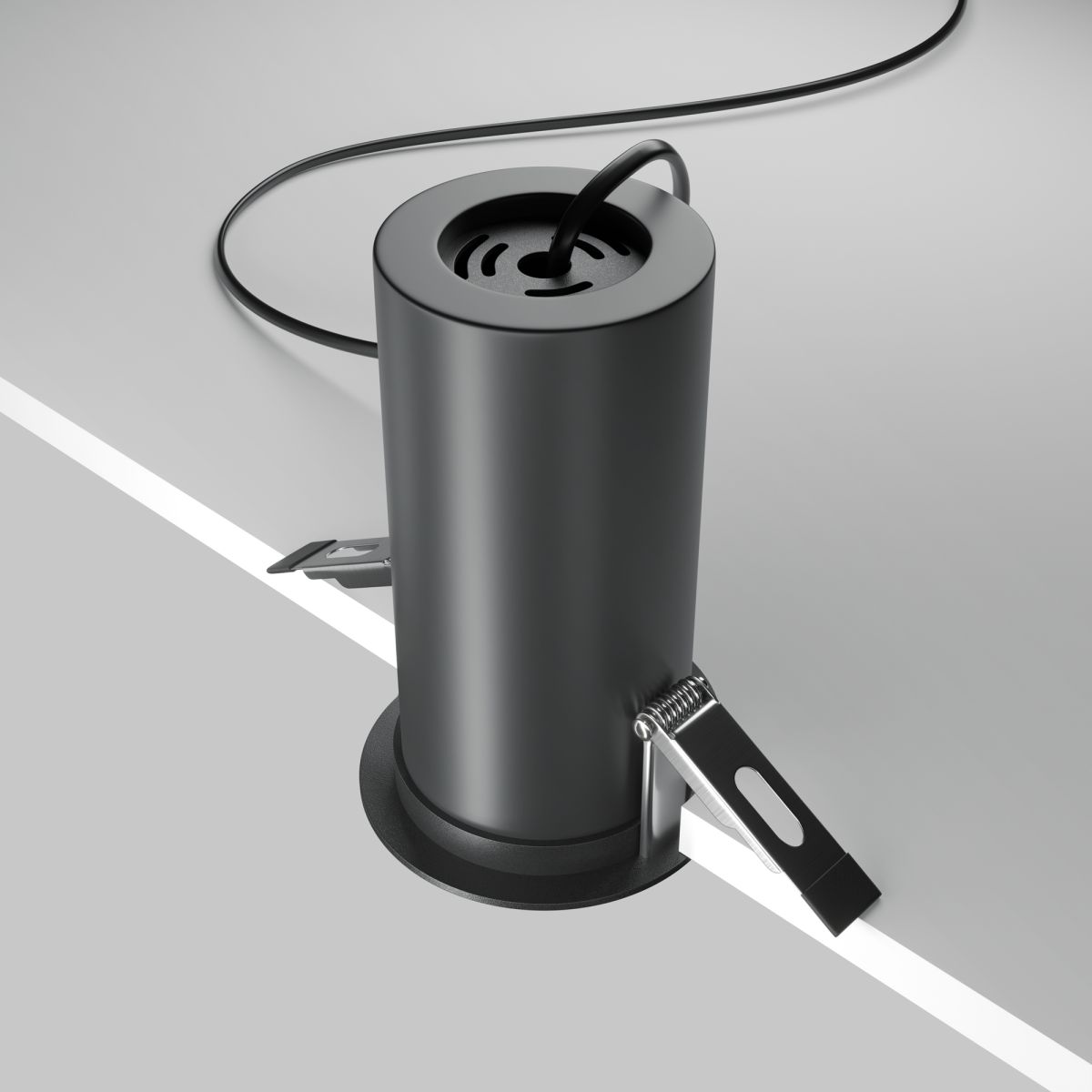 встраиваемый спот maytoni technical focus led dl125-l12-3k-b