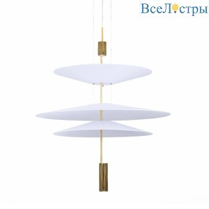 Подвесной светильник Delight Collection 9221P/S gold/white 9221P/3(S) gold/white