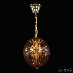 Подвесной светильник Bohemia Ivele Crystal 5479/20 G Amber/M-1G