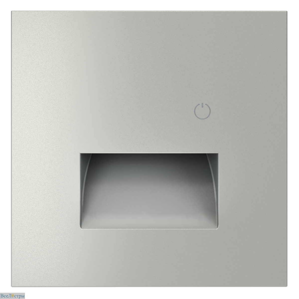 накладка для подсветки светодиодной с датчиком voltum s70 (сталь) vls002405