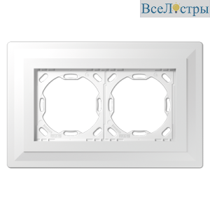 Рамка двухместная Jung PA982G125-3