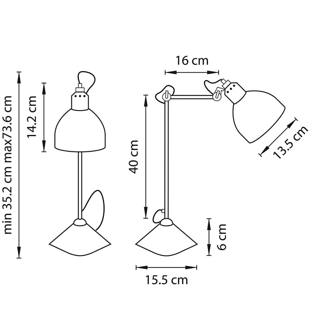 настольная лампа lightstar loft 865914